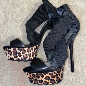Bebe size 6 1/2 “Cleo”women’s heels